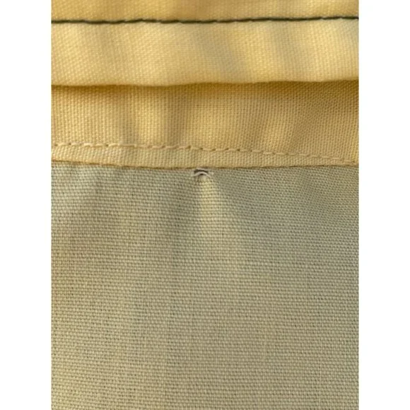 Vintage 1970s Yellow Zip Front Casual dress Front Pocket size L - Picture 5 of 15